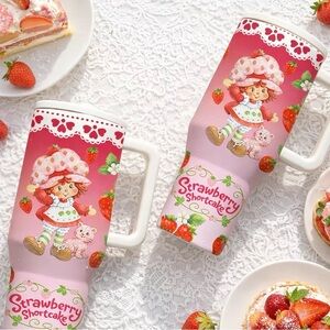 Strawberry Shortcake  doble wall insulated tumbler 40oz 12hrs hot 24hrs cold